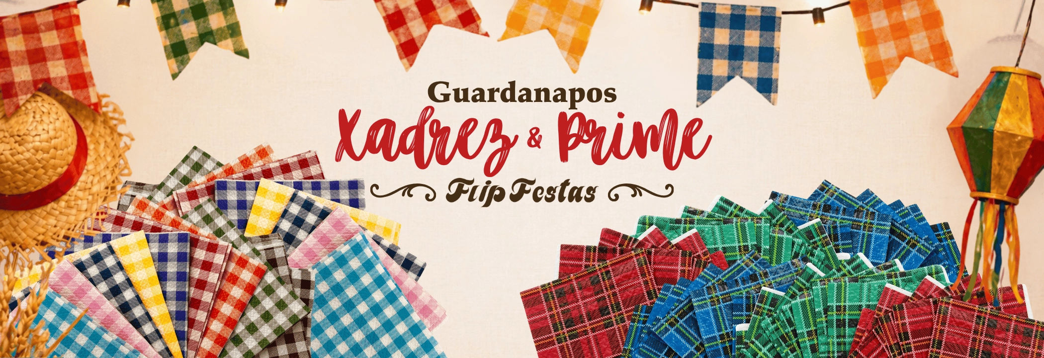 Guardanapos Xadrez e PRIME