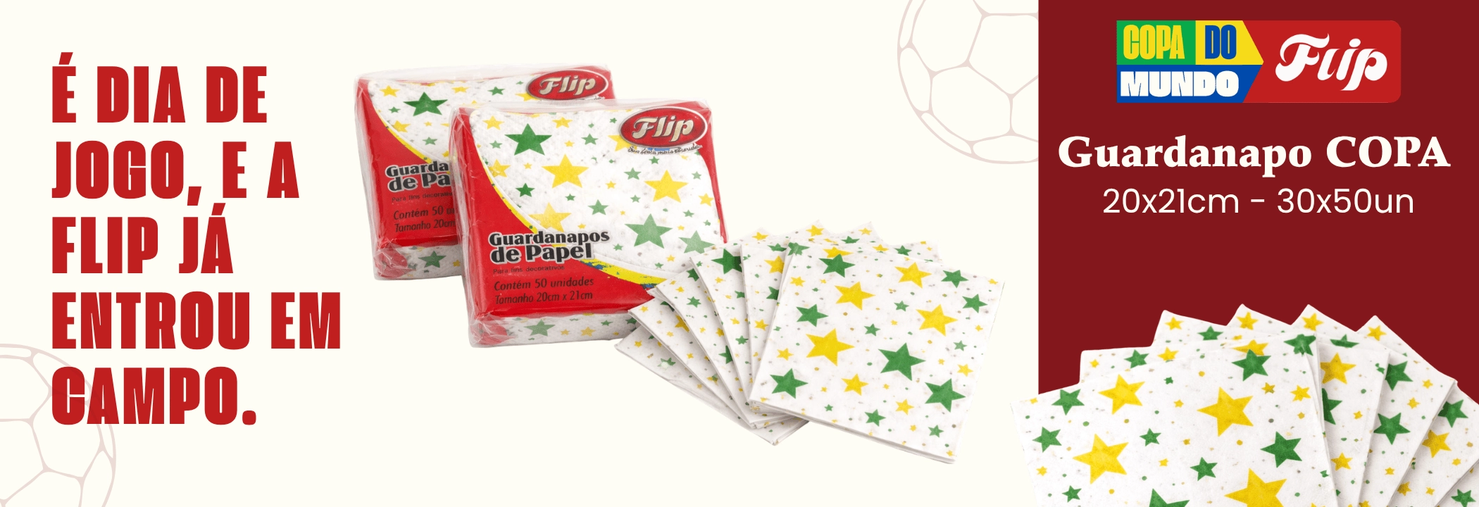 Guardanapo 20x21cm COPA  30x50un