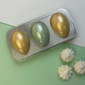 Bandeja 03 Ovos 50gr 36x05un - BRANCO