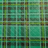 Guardanapo 20x21cm - 30x50un - XADREZ PRIME VERDE ESCURO