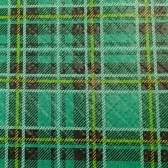 Guardanapo 20x21cm - 30x50un - XADREZ PRIME VERDE ESCURO