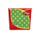 Guardanapo 30x31cm - 12x50un - VERDE CLARO POA BRANCO