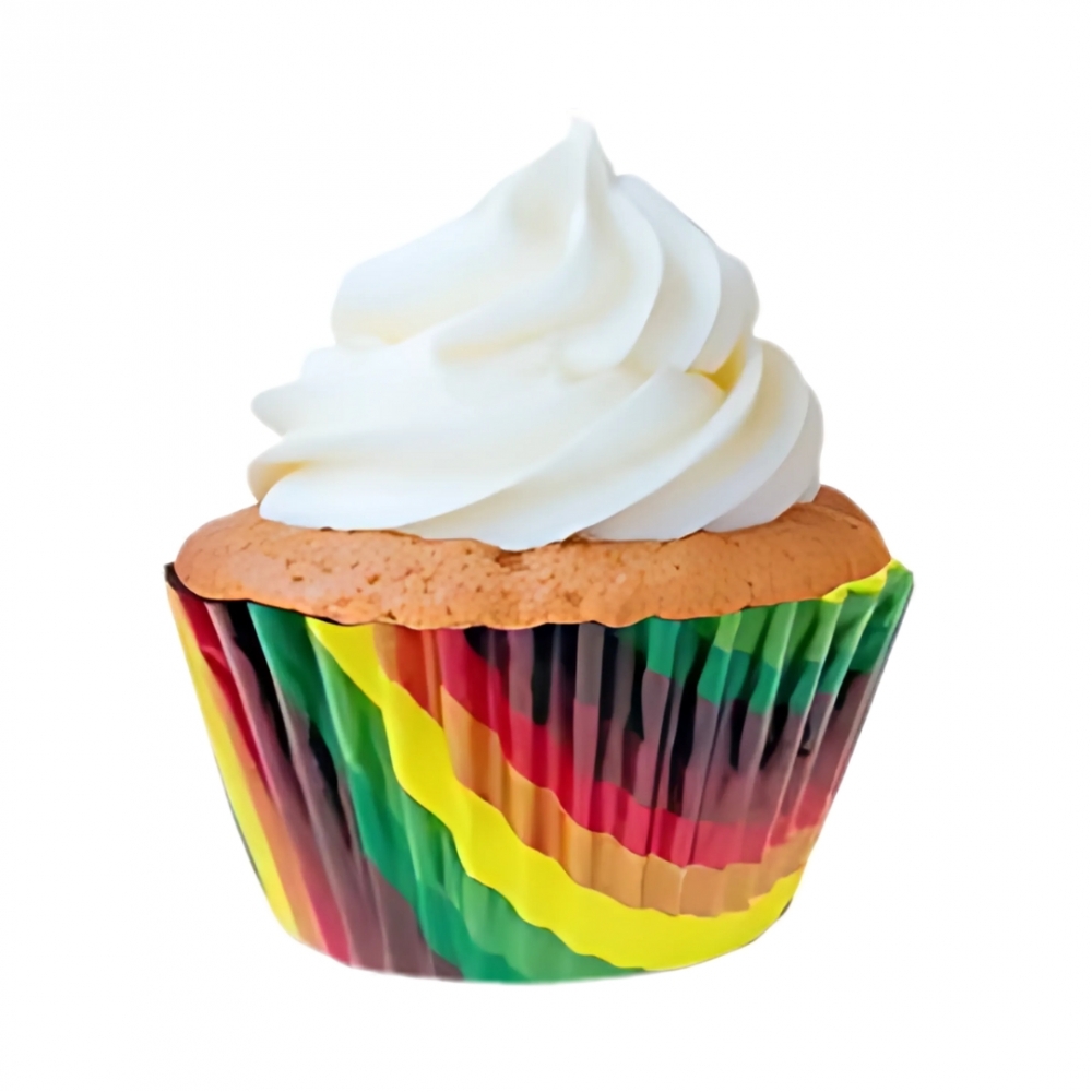 Forma para Cupcake 12x45un - ARCO IRIS