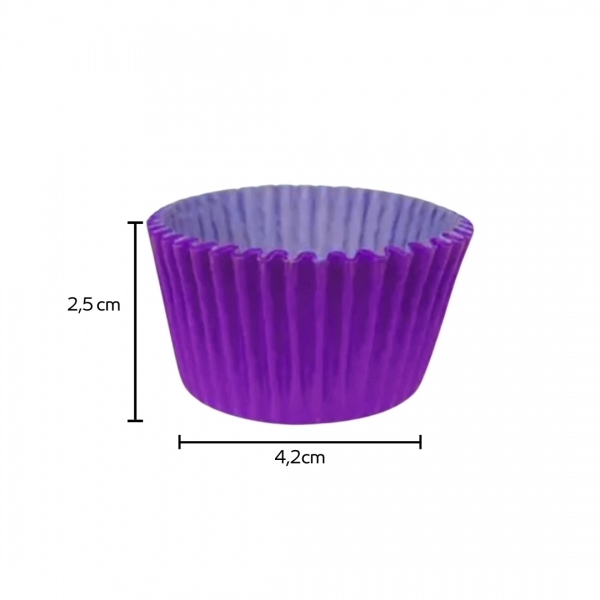 Forma para MINI Cupcake 12x45un - LILÁS