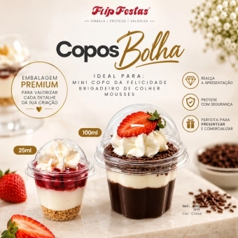 Copo Bolha 100ML 24x20un
