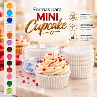 Forma para MINI Cupcake 12x45un