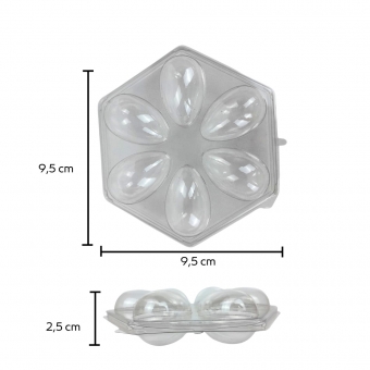 Bandeja 06 Ovos 50gr 12x05un
