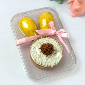 Bandeja 02 Ovos 50gr e Bolinho Cristal 20X05UN