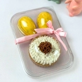 Bandeja 02 Ovos 50gr e Bolinho Cristal 20X05UN - Cristal