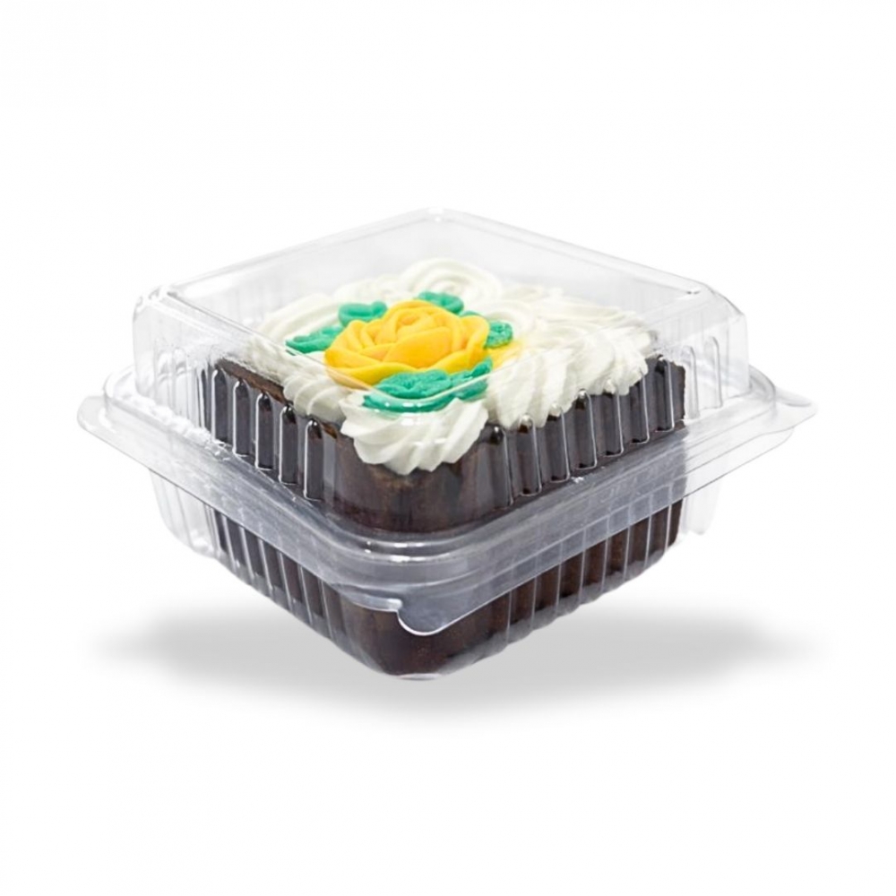 Pote Quadrado 150ML 24x10un - CRISTAL