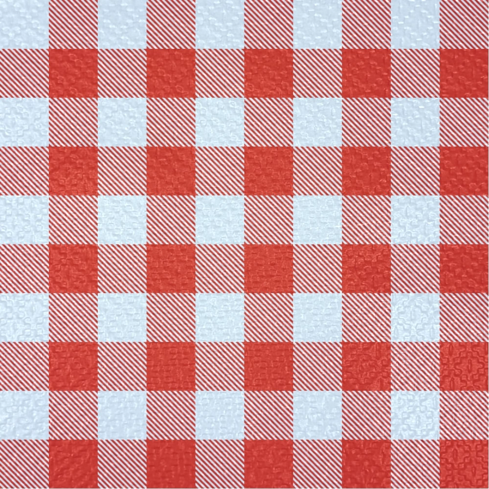 Guardanapo 30x31cm - 12x50un - XADREZ VERMELHO