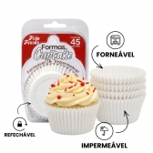 Forma para Cupcake 24x45un - BRANCO NATURAL