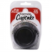 Forma para Cupcake 24x45un - PRETO