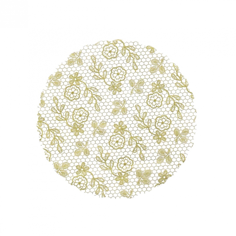 Fundo Rendado 09  25x100un - OURO