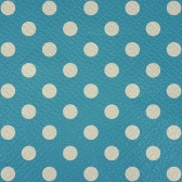 Guardanapo 20x21cm - 30x50un - AZUL CLARO POA BRANCO