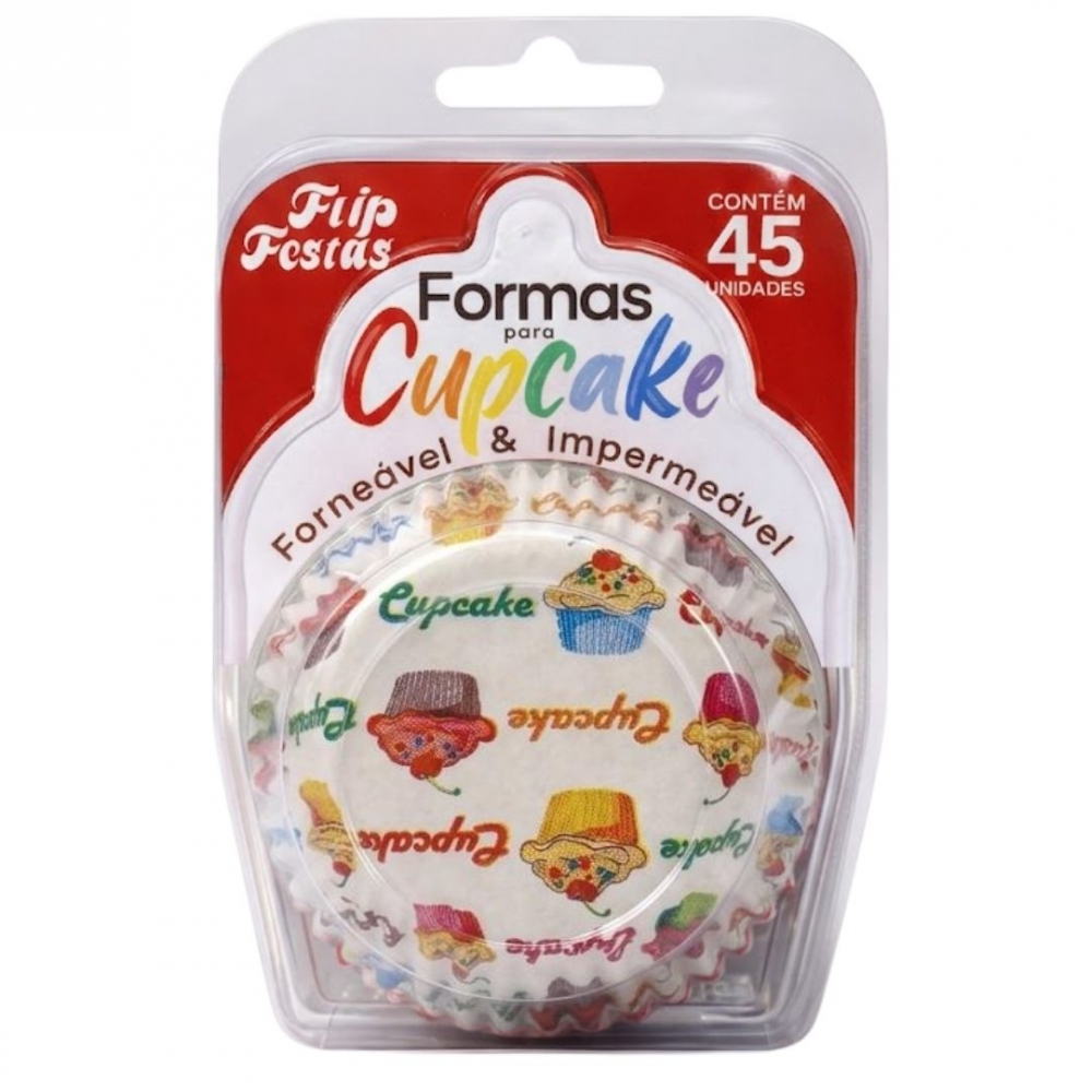 Forma para Cupcake 24x45un - BOLINHOS