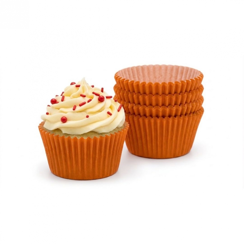 Forma para MINI Cupcake 12x45un - LARANJA