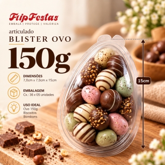 Blister Ovo 150gr 36x05un