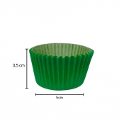 Forma para Cupcake 12x45un - VERDE ESCURO