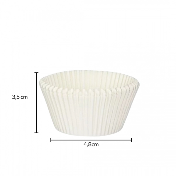 Forma para Cupcake 24x45un - BRANCO