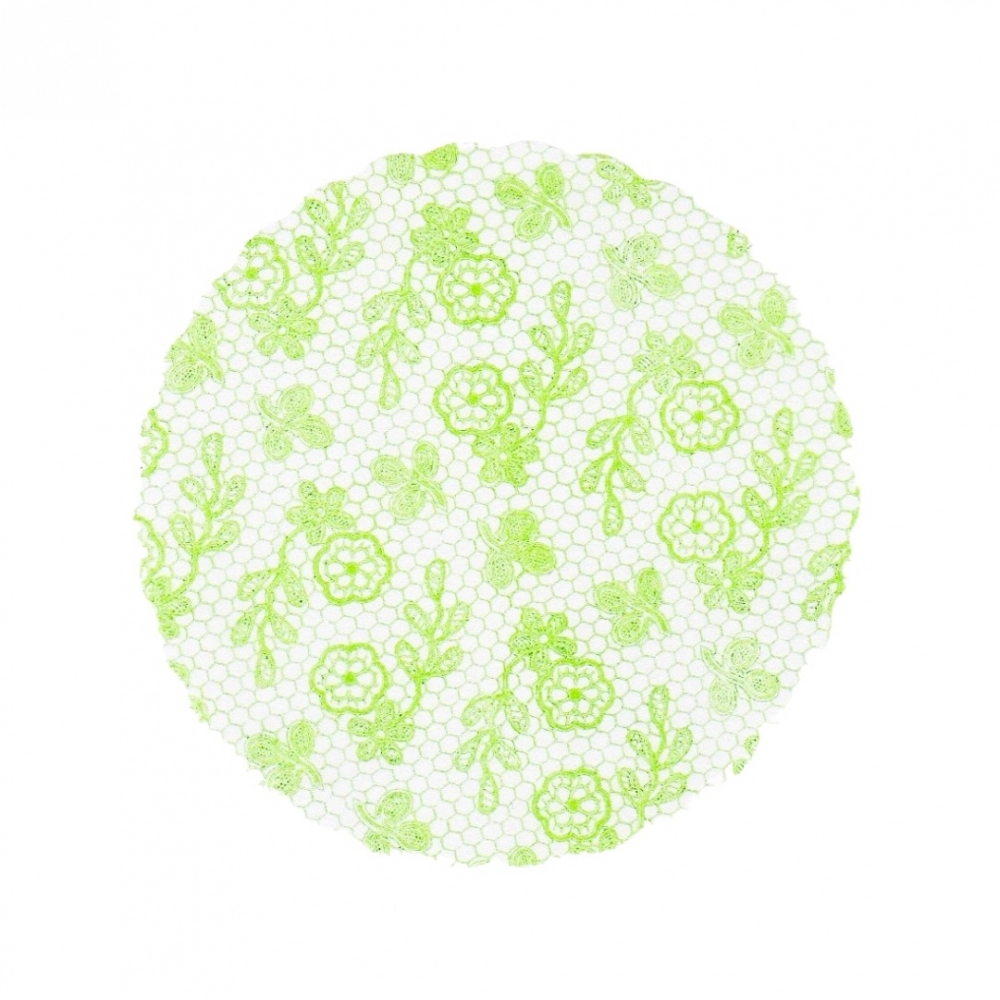 Fundo Rendado 09  25x100un - VERDE CLARO