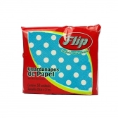 Guardanapo 20x21cm - 30x50un - AZUL CLARO POA BRANCO