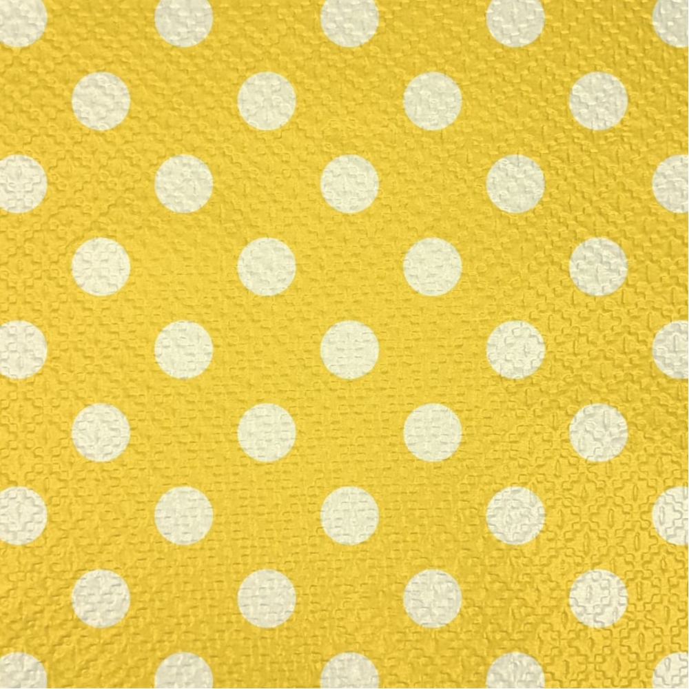 Guardanapo 20x21cm - 30x50un - AMARELO POA BRANCO