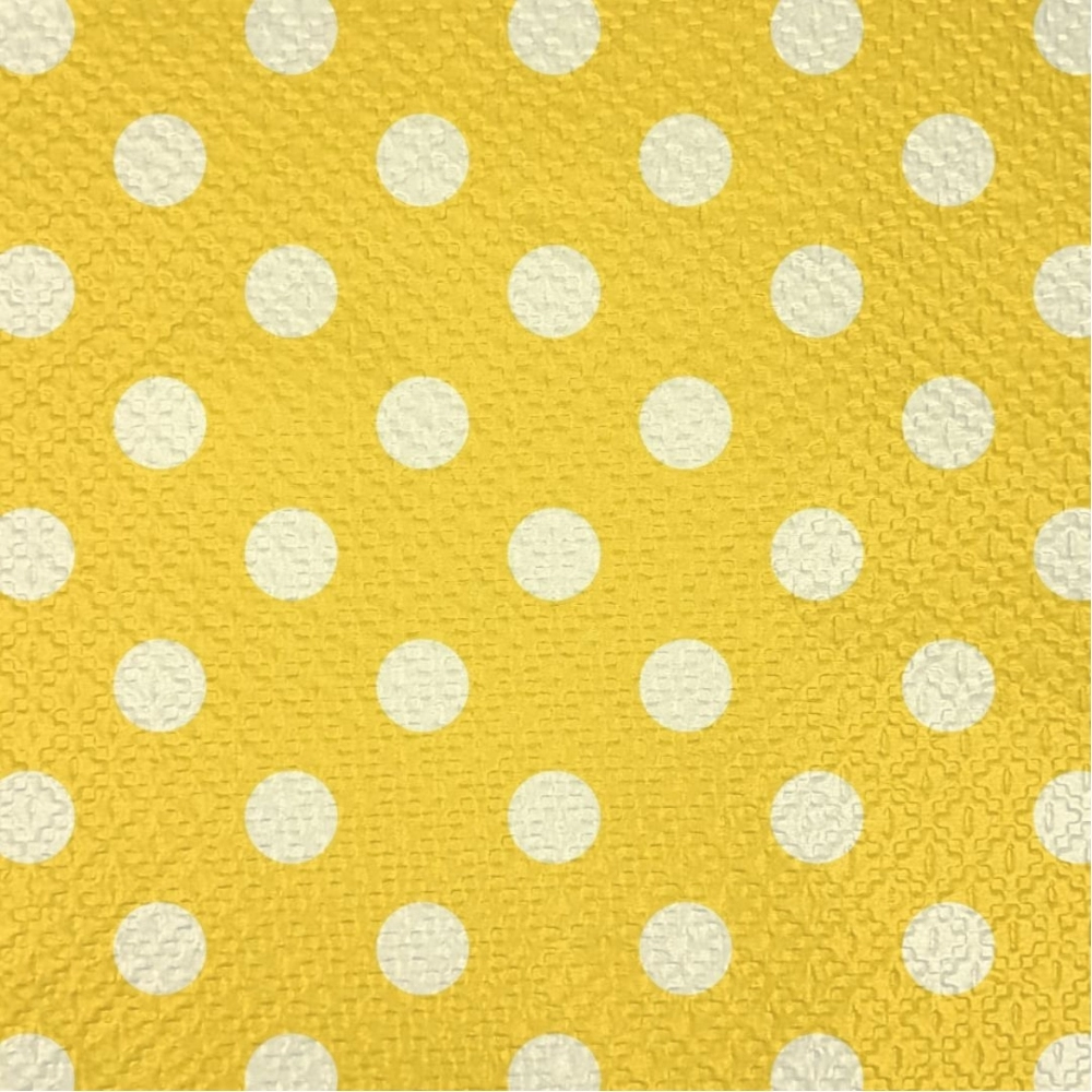 Guardanapo 20x21cm - 30x50un - AMARELO POA BRANCO