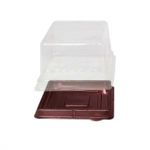 Mini Cake Box Quadrada 12x10un - CHOCOLATE