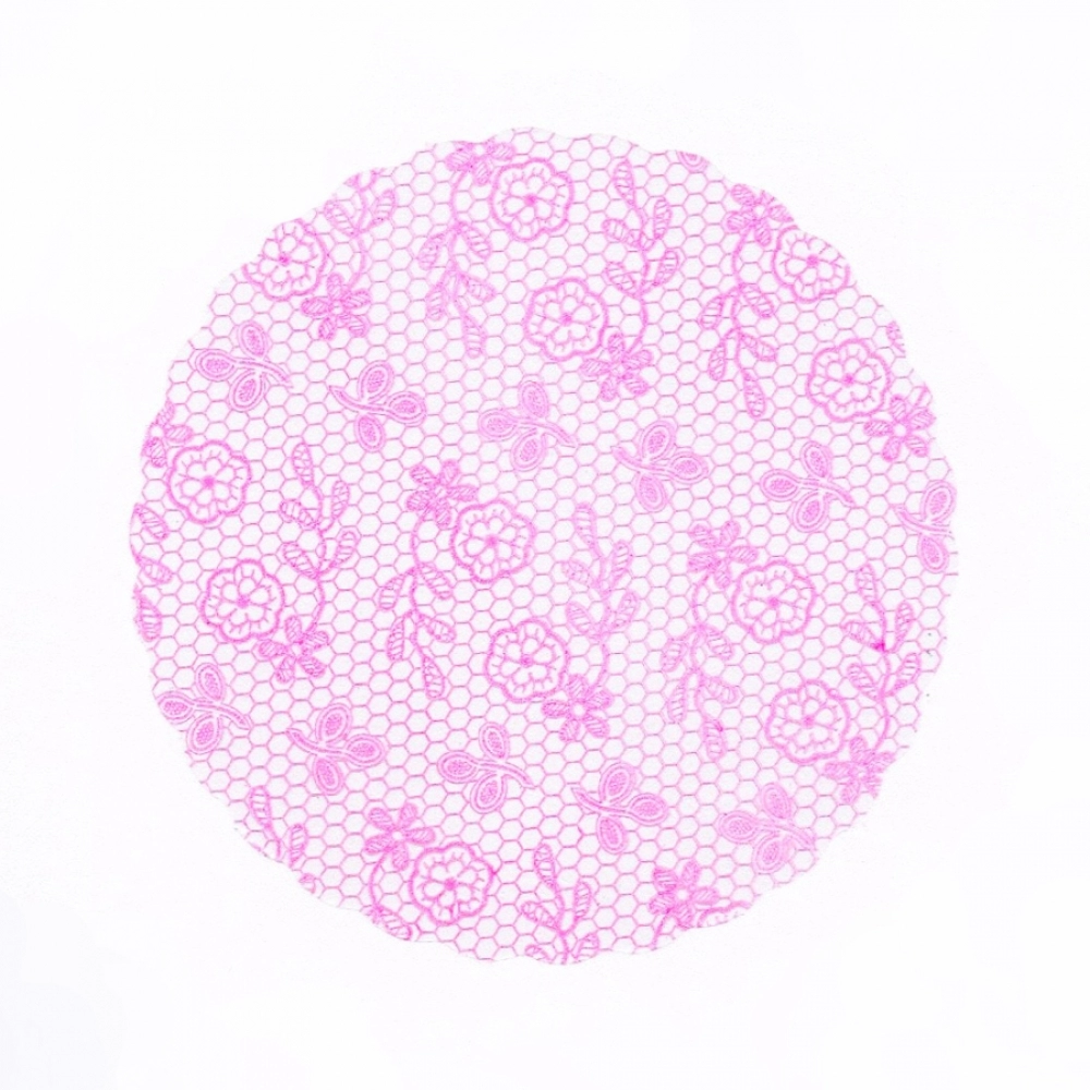 Fundo Rendado 09  25x100un - ROSA