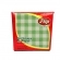 Guardanapo 30x31cm - 12x50un - XADREZ VERDE CLARO
