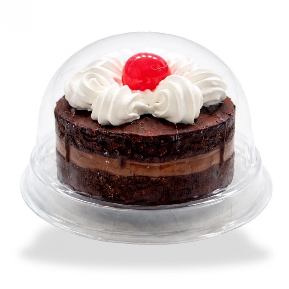 Mini Cake Box Redonda  24x10un - CRISTAL