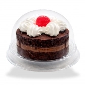 Mini Cake Box Redonda  24x10un - CRISTAL