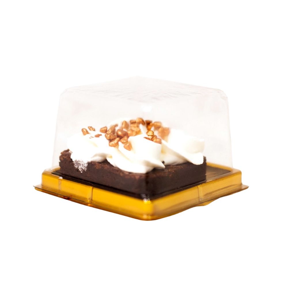 Mini Cake Box Quadrada 12x10un - OURO