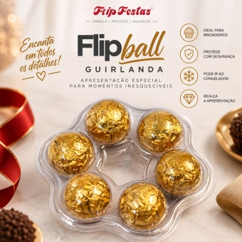 Flipball Guirlanda 06 Cavidades 24x05un