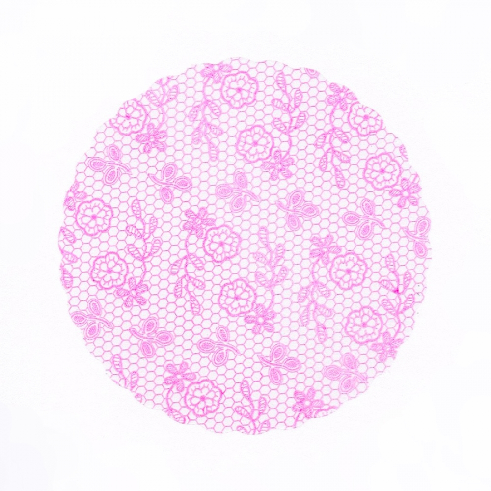 Fundo Rendado 07 25x100un - ROSA