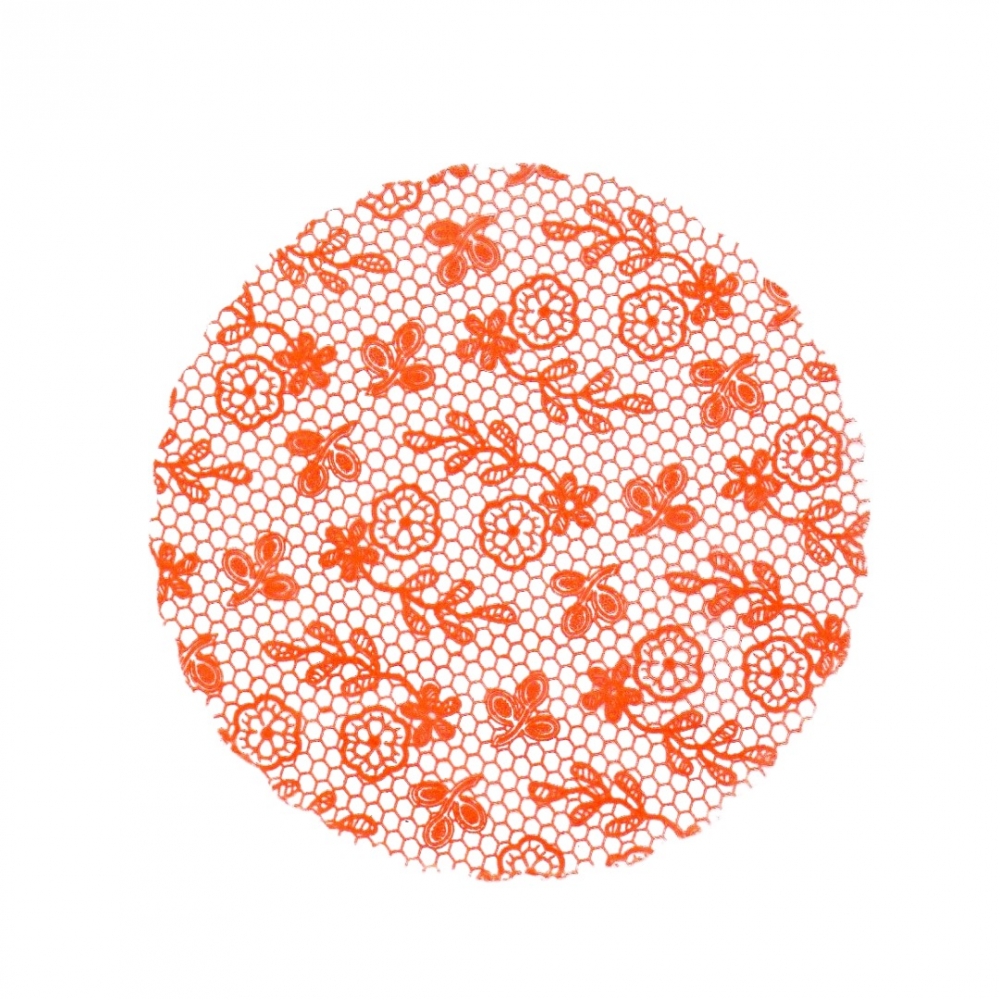 Fundo Rendado 07 25x100un - LARANJA