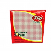 Guardanapo 30x31cm - 12x50un - XADREZ ROSA