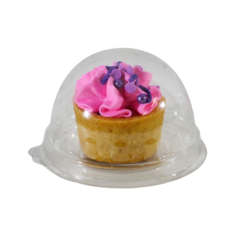 Mini Cake Box Redonda  12x10un - CRISTAL