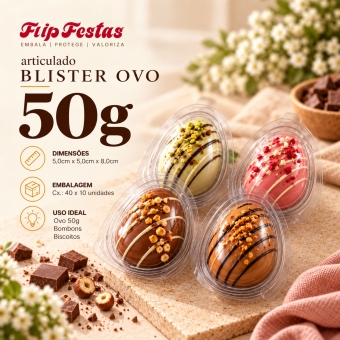 Blister Ovo 50gr 40x10un