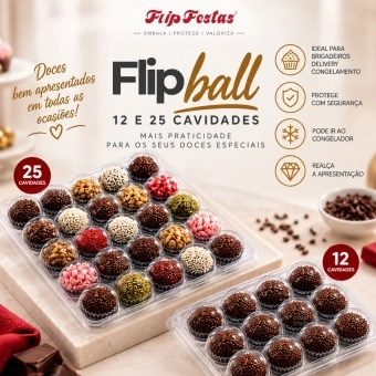 Flipball 25 cavidades 15x05un