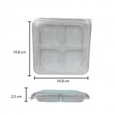 Flip Sweet Cake Tampa Reta 24x05un - CRISTAL
