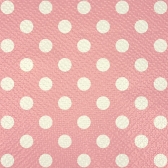Guardanapo 20x21cm - 30x50un - ROSA POA BRANCO